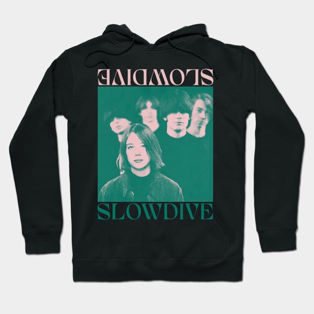 Slowdive • • • • • 1990s Retro Aesthetic Design Hoodie by unknown_pleasures